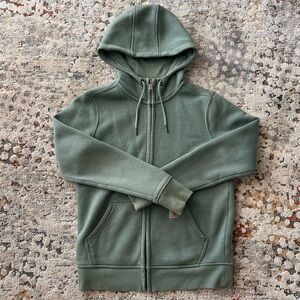 Green Carhartt zip up hoodie